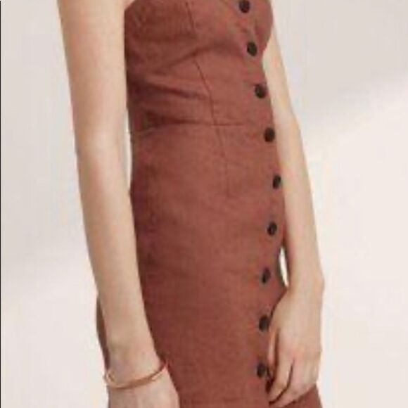 Wilfred Ducharme Button Down Linen Dress - Picture 3 of 7